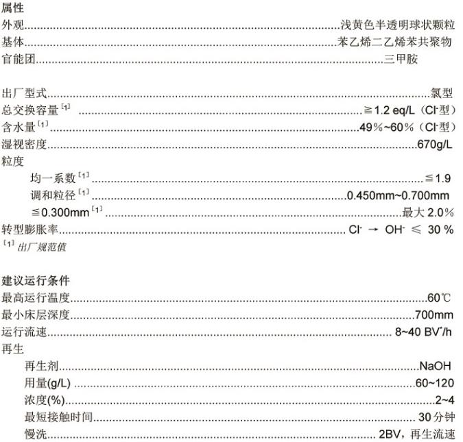 工業(yè)級(jí)強(qiáng)堿陰離子樹(shù)脂 工業(yè)級(jí)強(qiáng)堿陰離子樹(shù)脂